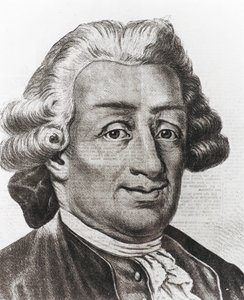 GOLDONI, Carlo (1707-1793). Italialainen näytelmäkirjailija ja runoilija. Kaiverrus. tekijältä Artist Unknown