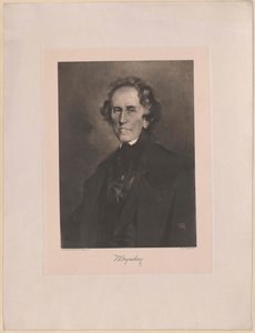 Giacomo Meyerbeer (painettu) tekijältä Artist Unknown