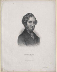 Hector Berlioz (painettu) tekijältä Artist Unknown