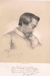 Heinrich Heine (painettu) tekijältä Artist Unknown