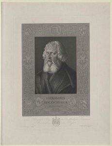 Hieronymus Holzschuher (painettu) tekijältä Artist Unknown