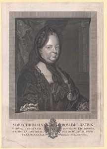 Pyhän Rooman keisarinna Maria Theresia tekijältä Artist Unknown