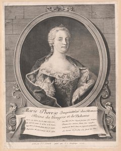 Pyhän Rooman keisarinna Maria Theresia tekijältä Artist Unknown
