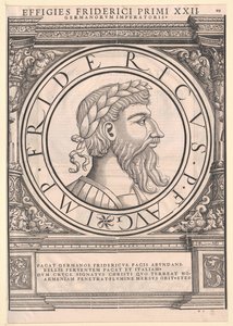 Pyhän Rooman keisari Frederic I Barbarossa tekijältä Artist Unknown