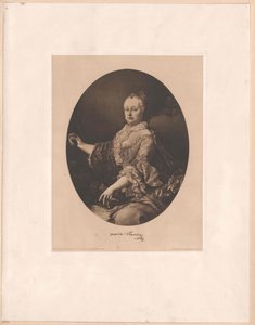 Pyhän Rooman keisarinna Maria Theresia tekijältä Artist Unknown
