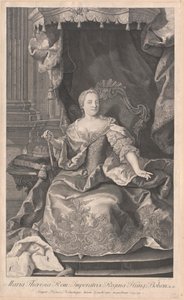 Pyhän Rooman keisarinna Maria Theresia tekijältä Artist Unknown
