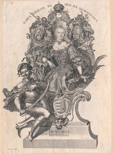 Pyhän Rooman keisarinna Maria Theresia tekijältä Artist Unknown