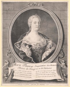 Pyhän Rooman keisarinna Maria Theresia tekijältä Artist Unknown