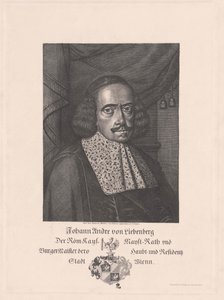 Johann Andreas von Liebenberg (tulosta) tekijältä Artist Unknown
