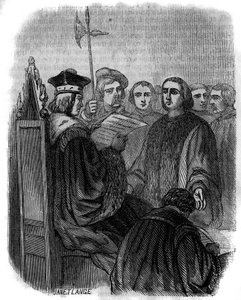 Tuomio Jacques Coeurille, ranskalaiselle liikemiehelle, joka pidätettiin väärinkäytöksistä vuonna 1451, tuomittiin vankilaan ja hänen omaisuutensa takavarikoitiin. tekijältä Artist Unknown