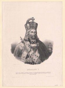 Habsburgin kuningas Rudolf I tekijältä Artist Unknown