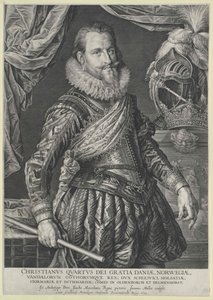 Tanskan kuningas Christian IV tekijältä Artist Unknown