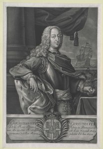 Tanskan kuningas Christian VI tekijältä Artist Unknown