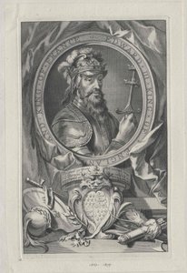 Englannin kuningas Edward III (painettu) tekijältä Artist Unknown