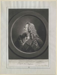Englannin kuningas Hannoverin valitsijamies Yrjö II tekijältä Artist Unknown