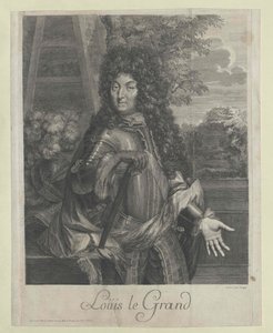 Ranskan kuningas Ludvig XIV tekijältä Artist Unknown