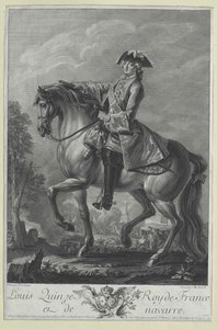 Ranskan kuningas Ludvig XV tekijältä Artist Unknown