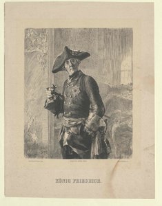 Preussin kuningas Friedrich II tekijältä Artist Unknown