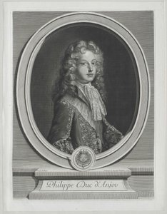 Espanjan kuningas Philipp V. tekijältä Artist Unknown