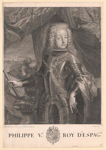 Espanjan kuningas Philipp V. tekijältä Artist Unknown