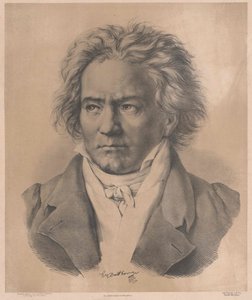 Ludwig van Beethoven (painettu) tekijältä Artist Unknown