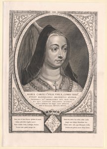 Maria Burgundilainen (painettu) tekijältä Artist Unknown