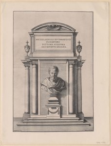 Michelangelo Buonarotti (painettu) tekijältä Artist Unknown
