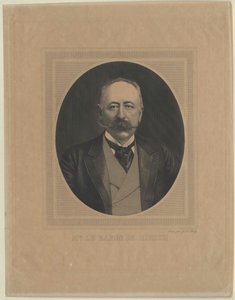 Moritz Baron Hirsch Gereuthista (painettu) tekijältä Artist Unknown