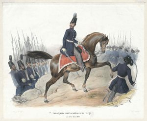 Kansalliskaarti ja kollegiaallegioona 26. toukokuuta 1848 tekijältä Artist Unknown