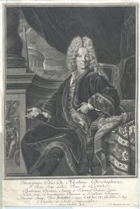 Nicolaus Christoph vapaaherra von Lyncker tekijältä Artist Unknown