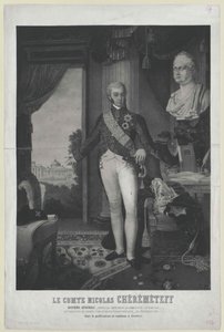 Nikolai Petrowitsch kreivi Sheremetev tekijältä Artist Unknown