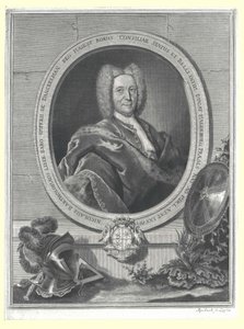 Nikolaus Bartholomew Baron von Danckelmann (tuloste) tekijältä Artist Unknown