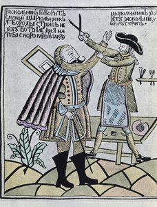 Pietari I "Suuri" (värikaiverrus) tekijältä Artist Unknown