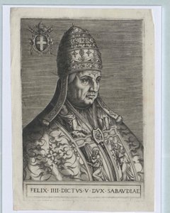 Paavi Felix IV (painettu) tekijältä Artist Unknown