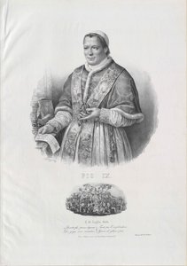 Paavi Pius IX tekijältä Artist Unknown