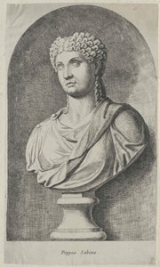 Poppaea Sabina (tulosta) tekijältä Artist Unknown