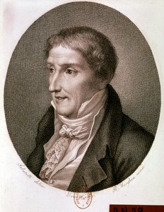 Alessandro Voltan muotokuva (kaiverrus) tekijältä Artist Unknown
