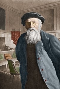 Muotokuva Auguste Rodinista Ranskalainen kuvanveistäjä. tekijältä Artist Unknown