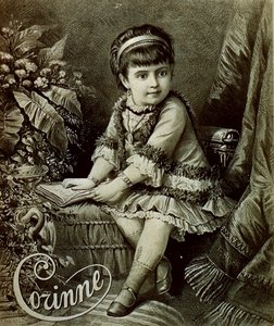 Muotokuva Corinne, lapsinäyttelijä tekijältä Artist Unknown