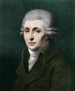 Franz Joseph Haydnin (1732-1809) muotokuva. tekijältä Artist Unknown