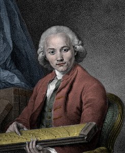 Saksalaisen säveltäjän, urkurin, opettajan ja teoreetikon Georg Joseph Voglerin muotokuva. tekijältä Artist Unknown