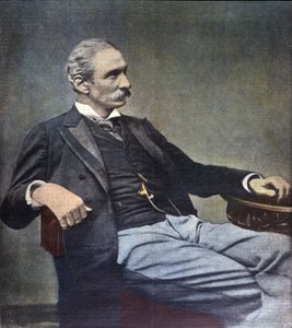 Italialaisen poliitikon Giuseppe Zanardellin (1826-1903) muotokuva. tekijältä Artist Unknown