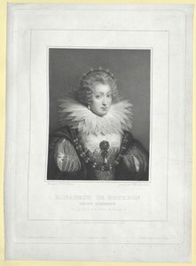 Ranskan prinsessa Elisabeth (tulosta) tekijältä Artist Unknown