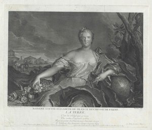 Ranskan prinsessa Elisabeth tekijältä Artist Unknown