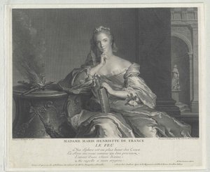 Ranskan prinsessa Marie Henriette tekijältä Artist Unknown