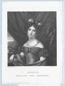 Hessen-Kasselin prinsessa Auguste tekijältä Artist Unknown