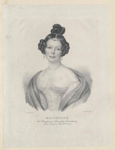 Hohenlohe-Oehringenin prinsessa Mathilde tekijältä Artist Unknown
