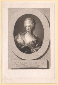 Pfalz-Zweibruecken-Birkenfeldin prinsessa Amalie Auguste tekijältä Artist Unknown