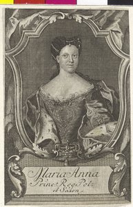 Saksin prinsessa Maria Anne tekijältä Artist Unknown