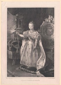 Espanjan kuningatar Isabella II tekijältä Artist Unknown